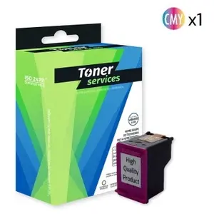 Toner Services Compatible HP 302 Cartouche d'encre couleurs marque (F6U65AE) pas cher
