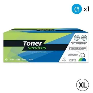 C054HC - Toner équivalent Canon 054H cyan 3027C002 pas cher