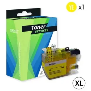 Comparateur de prix : Toner Services Compatible Brother LC3213Y Cartouche d'encre jaune marque