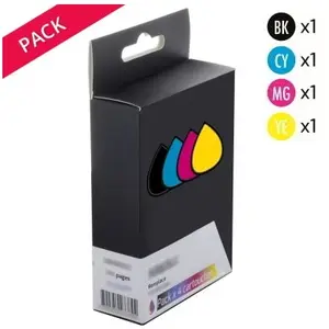 Génériques Brother LC223VALBP Pack 4 Cartouches génériques noire et co... pas cher