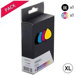 Génériques HP 304XL Pack 2 Cartouches génériques Noire et Couleurs (N9... pas cher
