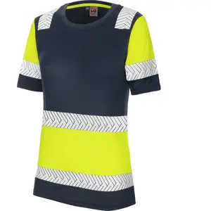 Comparateur de prix : Tee-shirt femme haute visibilité FLUO ONE jaune/marine  S