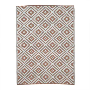 Tapis extérieur réversible pour balcon et terrasse Terracotta 180 x 28... pas cher