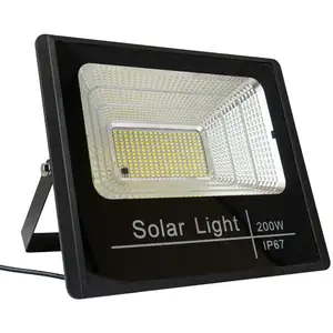 Projecteur solaire led d'extérieur avec panneau solaire 600 Lumens 300... pas cher