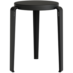 TIPTOE - Tabouret empilable Lou - Noir - Bois éco-certifié - Designer Gregory Cibert pas cher