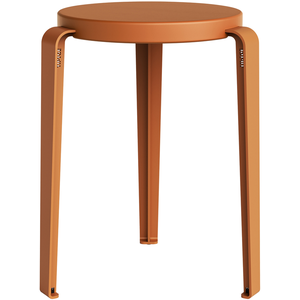 TIPTOE - Tabouret empilable Lou - Rouge - Bois éco-certifié - Designer Gregory Cibert pas cher