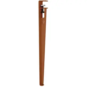 TIPTOE - Pied Pieds & plateaux - Marron - Acier thermolaqué - Designer...Vendu parmade-in-design
