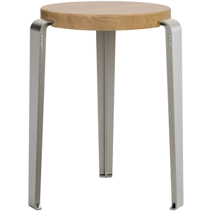 TIPTOE - Tabouret empilable Lou - Métal - Chêne massif éco-certifié - ... pas cher