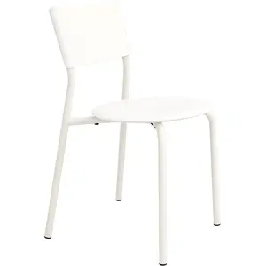 TIPTOE - Chaise empilable Midi - Blanc - Polypropylène recyclé - Desig... pas cher