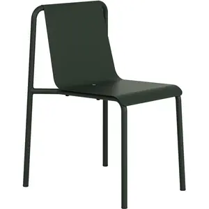 TIPTOE - Chaise empilable Panorama - Vert - Acier thermolaqué pas cher