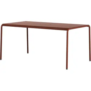 TIPTOE - Table rectangulaire Panorama - Rouge - Acier thermolaqué pas cher
