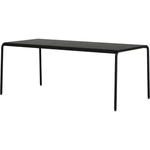 TIPTOE - Table rectangulaire Panorama - Noir - Acier thermolaqué pas cher