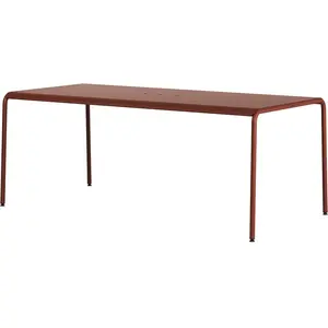 TIPTOE - Table rectangulaire Panorama - Rouge - Acier thermolaqué pas cher