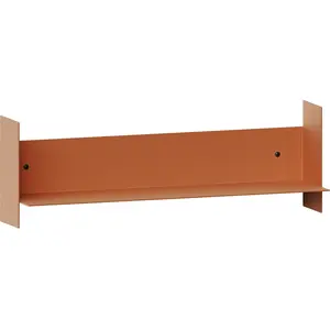 TIPTOE - Etagère Pli - Rouge - Acier thermolaqué
