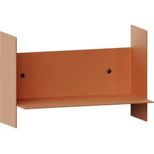 TIPTOE - Etagère Pli - Rouge - Acier thermolaqué pas cher