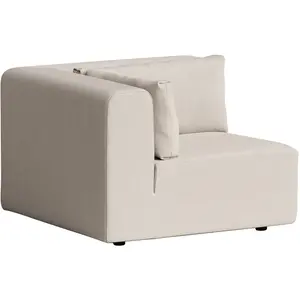 TIPTOE - Canapé modulable Bridge - Beige - Tissu en laine pas cher