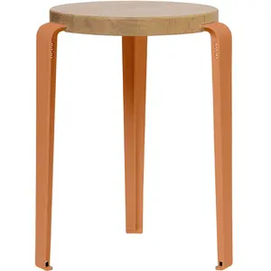TIPTOE - Tabouret empilable Lou - Rouge - Chêne massif éco-certifié - ... pas cher