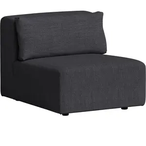 TIPTOE - Canapé modulable Bridge - Gris - Tissu en laine pas cher