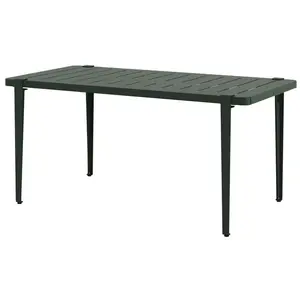 TIPTOE - Table rectangulaire Midi - Vert - Acier thermolaqué pas cher