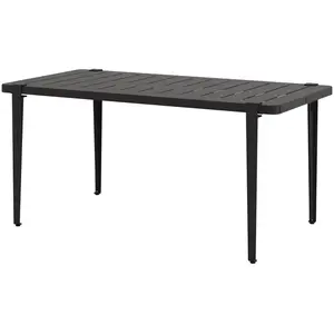 TIPTOE - Table rectangulaire Midi - Noir - Acier thermolaqué pas cher