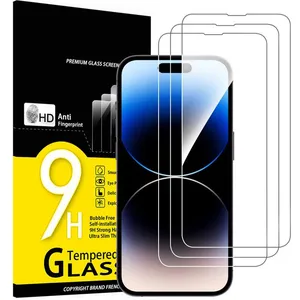 MYLS Lot de 3 Verre Trempé pour iPhone 14 Pro (61) Film Protection écr...Vendu parcdiscount
