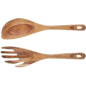 Comparateur de prix : Couverts À Salade En Bois D'acacia Skov