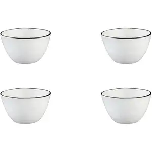 Comparateur de prix : Björn Bol Pure Ø12cm - 4 Pièces - Blanc Neige