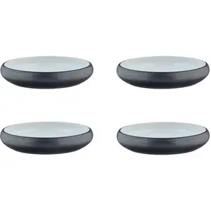Comparateur de prix : Assiette creuse GOURMET Ø21,5cm - 4 pièces - Onyx Björn