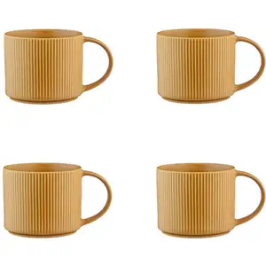 Comparateur de prix : BJORN Mug SCANDI 50cl - 4 pièces - Ocre TU