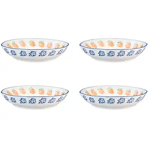 Assiette creuse NAPOLI Ø21,5cm - 4 pièces - Agrume BjörnVendu paramazon