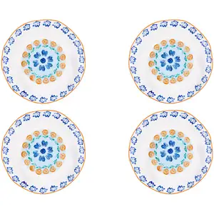 Comparateur de prix : Assiette NAPOLI Ø27cm - 4 pièces - Agrume Björn