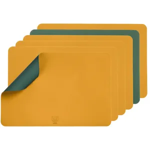Set de table réversible - cuir recyclé