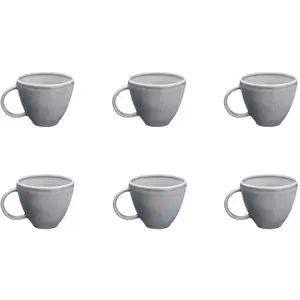 Comparateur de prix : Björn Mug Stone 25cl - 6 Pièces - Gris Lune