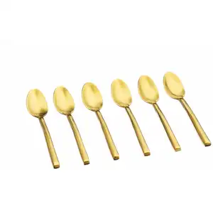 Comparateur de prix : Björn Coffret 6 Petites Cuillères Olaf - Gold