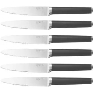 Comparateur de prix : Björn Bjorn - 6 Couteaux à steak Jona inox mat - 24x2x1 cm T.U