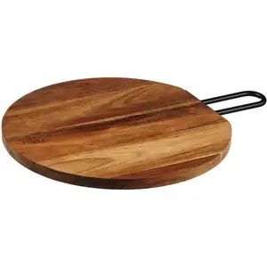 Planche à découper en bois d'acacia STINE - Ø31cm Björn pas cher