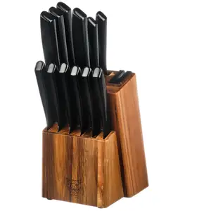 Bloc à Couteaux Smeg + 6 Lames – Set De Cuisine Design Rétro Neuf