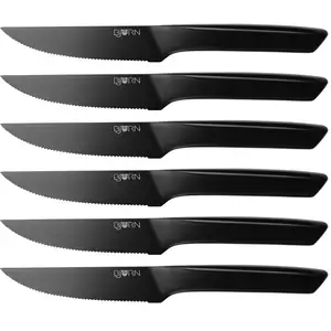 Björn Bjorn - Couteaux à steak Jensen noir mat - 6 pièces T.U