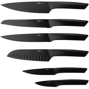 Björn Bjorn - Couteaux de cuisine Jensen - 6 pièces noir mat T.U