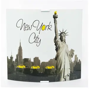 Sampa Helios Applique murale lampe intérieur en verre New York Compatible LED E27 pas cher