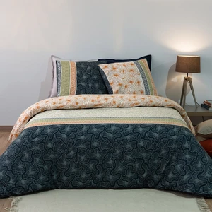 Ateliers du Linge - Parure housse de couette 100% Percale de Coton Bel... pas cher