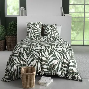 Parure imprimée couette + 2 taies 240x220 cm pas cher