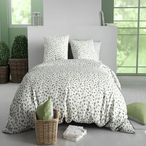 Parure imprimée couette + 2 taies 240x220 cm pas cher