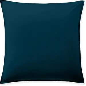 Baton Rouge Taie d'oreiller percale de coton bleu impérial 65x65 cm pas cher