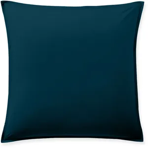 Baton Rouge Taie d'oreiller percale de coton bleu impérial 50x70 cm pas cher
