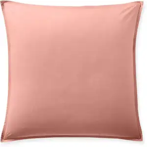 Baton Rouge Taie d'oreiller percale de coton rose poudré 65x65 cm pas cher