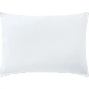 Baton Rouge Taie d'oreiller percale de coton blanc nuage 50x70 cm pas cher