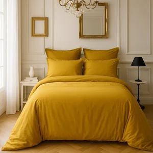 Baton Rouge Housse De Couette 1Pcs 100% Satin De Coton 105 Fils Bronze pas cher
