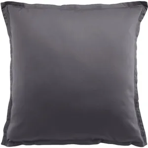 Comparateur de prix : Baton Rouge TAIE D'OREILLER 1PCS 65X65CM 100% SATIN DE COTON 105 FILS GRIS FONCE