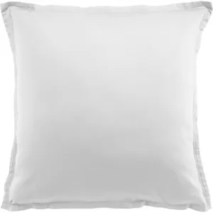 Comparateur de prix : Baton Rouge TAIE D'OREILLER 1PCS 65X65CM 100% SATIN DE COTON 105 FILS GRIS BLANC